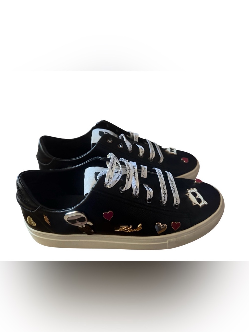 Woman’s Karl Lagerfeld Black Sneakers - Picture 8 of 11